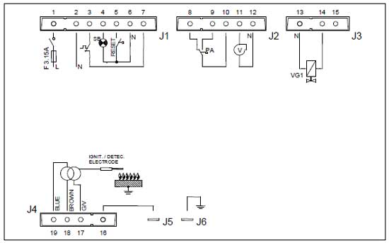 Diagrama de conexiuni automat pt arzator
